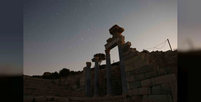 Muğla'da Perseid meteor yağmuru: Knidos Antik Kenti'nde görsel şölen