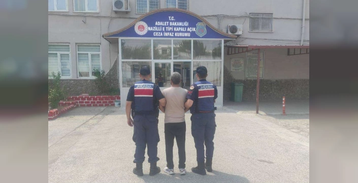 Nazilli'de 7 yıl 15 gün hapis cezası bulunan şahıs yakalandı