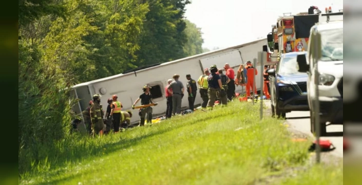 New York'ta otobüs kazası: Çok sayıda ölü ve yaralı
