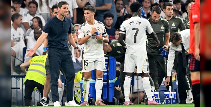 Real Madrid, Osasuna'yı 1-0 yendi: Arda Güler ilk 11'de başladı