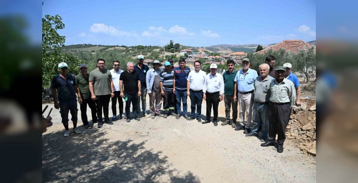 Salihli'de 4 bin 600 metrelik içme suyu hattı yenileniyor