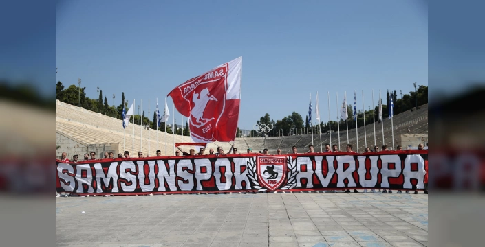 Samsunspor taraftarı Atina'da: 10 bin 300 kilometrelik yolculuk