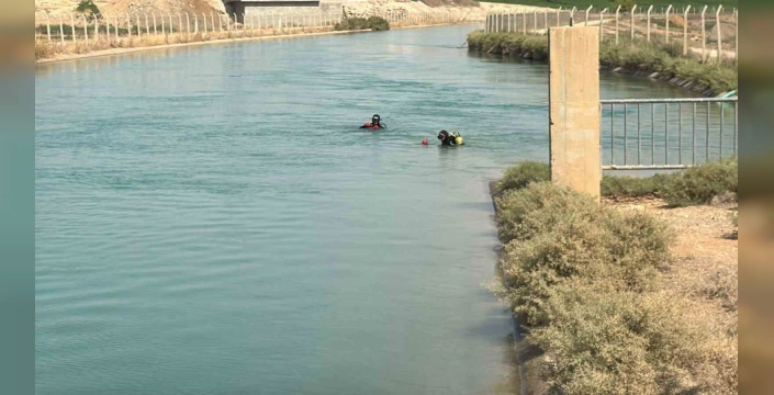 Şanlıurfa'da genç sulama kanalında akıntıya kapıldı
