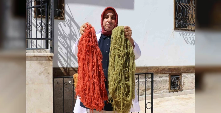 Sivas'ta doğal boyama: Unutulmuş teknikler yeniden hayat buluyor