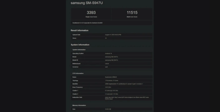 Snapdragon 8 Elite 2: Geekbench testinde yüksek puan aldı