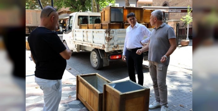 Söğüt'te İstiklal Caddesi güzelleşiyor
