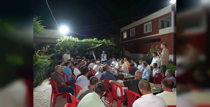 Umut Yılmaz, Köksalan Mahallesi'nde vatandaşlarla buluştu