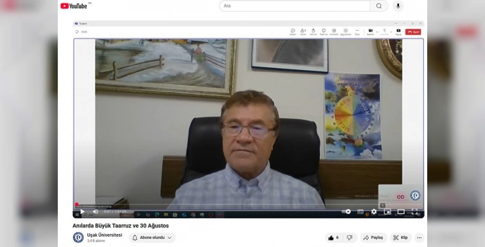 Uşak Üniversitesi'nde 30 Ağustos Zaferi konferansı