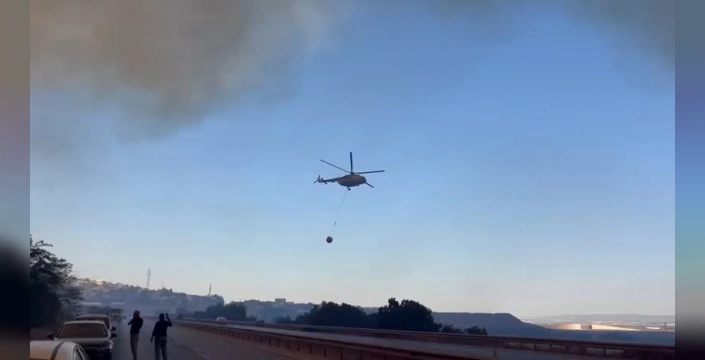 Yenişehir'de orman yangını: Bursa-Bilecik yolu trafiğe kapatıldı