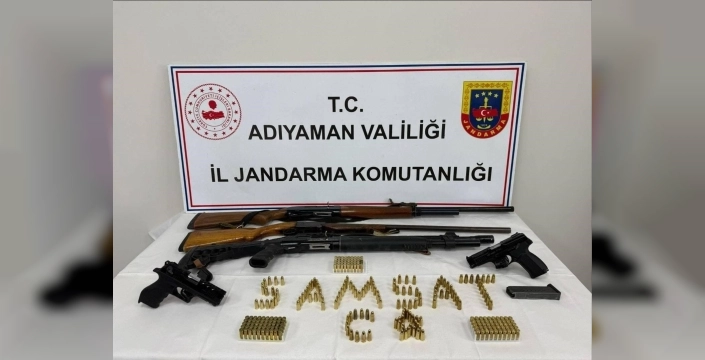 Adıyaman'da silah kaçakçılığı operasyonu: 1 şüpheli gözaltında