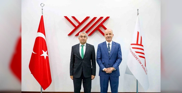 ADÜ Rektörü Kent, YÖK Başkanı Özvar'ı ziyaret etti