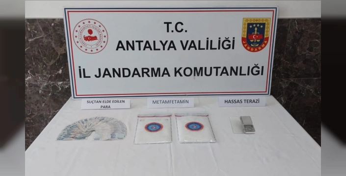 Alanya'da uyuşturucu operasyonu: 1 kilo 650 gram metamfetamin ele geçirildi