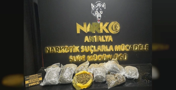 Antalya'da uyuşturucu operasyonu: 23 tutuklama