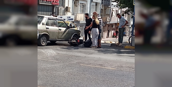 Aydın'da otomobil ile elektrikli bisiklet çarpıştı: 2 yaralı