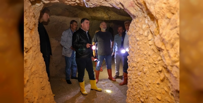 Aydıntepe yeraltı şehri yeniden turizme kazandırılıyor