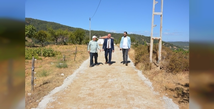 Babadağ Belediye Başkanı Kumral, mahallelerde incelemelerde bulundu