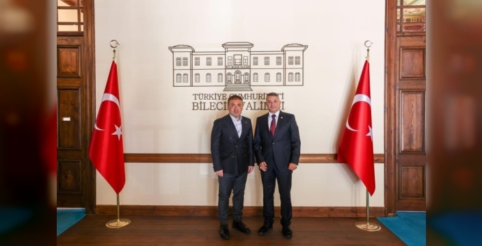 Bilecik Valisi Sözer, yeni İl Emniyet Müdürü Şener'i kabul etti