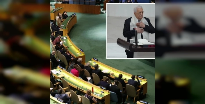 BM, Abbas'ın video kaydıyla konuşmasına izin verdi