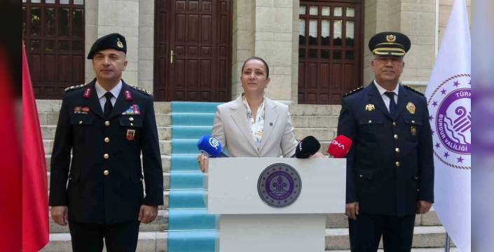 Burdur'da ağustos ayı güvenlik raporu açıklandı