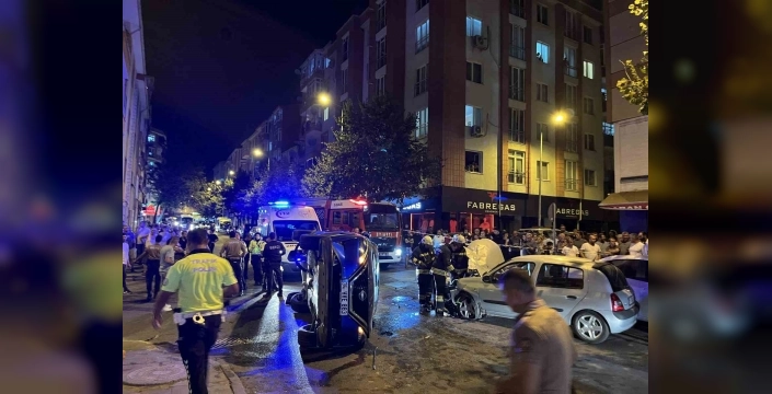 Çorlu'da zincirleme kaza: 3 yaralı, 1 sürücü alkollü