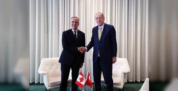 Cumhurbaşkanı Erdoğan, Kanada Başbakanı Mark Carney’i kabul etti