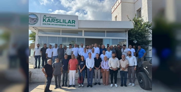 DEM Parti heyetinden Bodrum Karslılar Derneği’ne anlamlı ziyaret