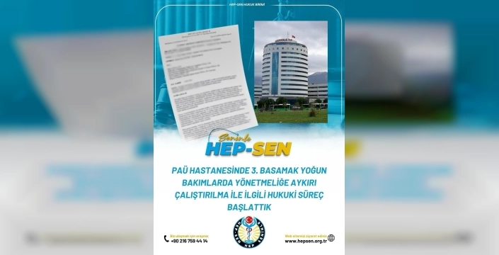 Denizli'de dava: PAÜ Hastanesi'nde yoğun bakım hemşire-yatak oranı tartışması