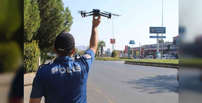 Drone destekli trafik denetimi: Aydın'da 200 araç kontrol edildi
