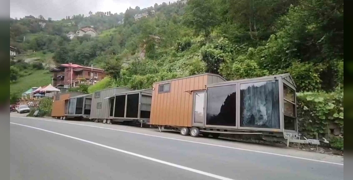 Fırtına Vadisi'nde sel sonrası bungalovlar kaldırılıyor