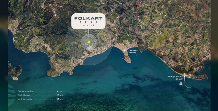 Folkart, Dikili Çandarlı'da villa imarlı arsaları satışa sunuyor