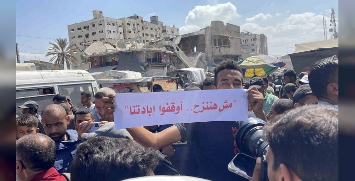 Gazze'de 'Kefen Yürüyüşü': İsrail'in tahliye çağrısına direniş