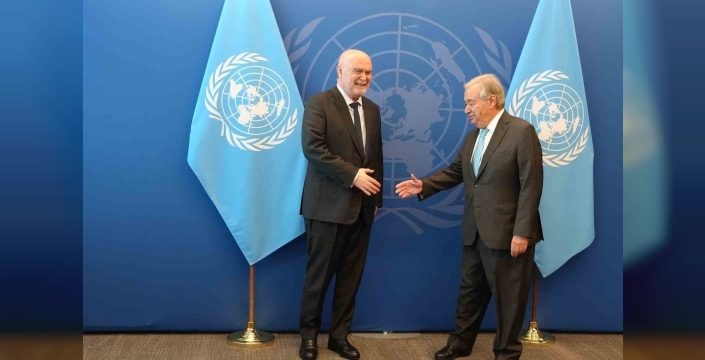 Guterres, Sinirlioğlu'nu BM'de ağırladı