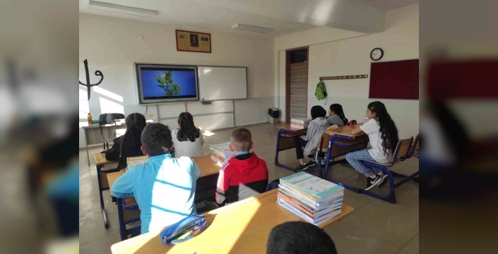 Hisarcık'ta 'Yeşil Vatan' temalı ilk ders