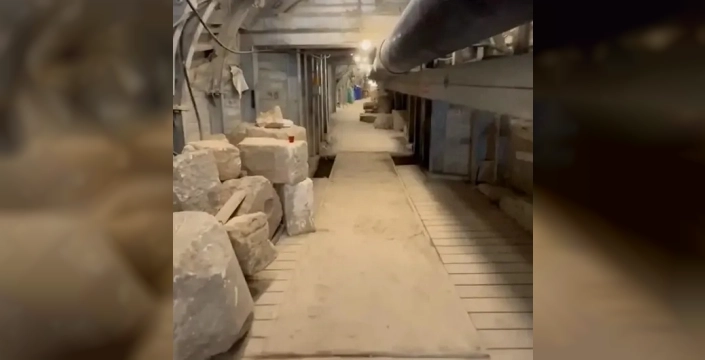 İsrail'in Mescid-i Aksa çevresindeki tünel kazıları devam ediyor