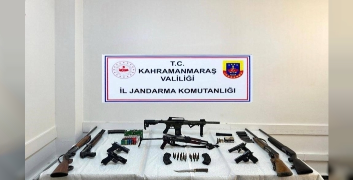 Kahramanmaraş'ta silah operasyonu: 2 tutuklama