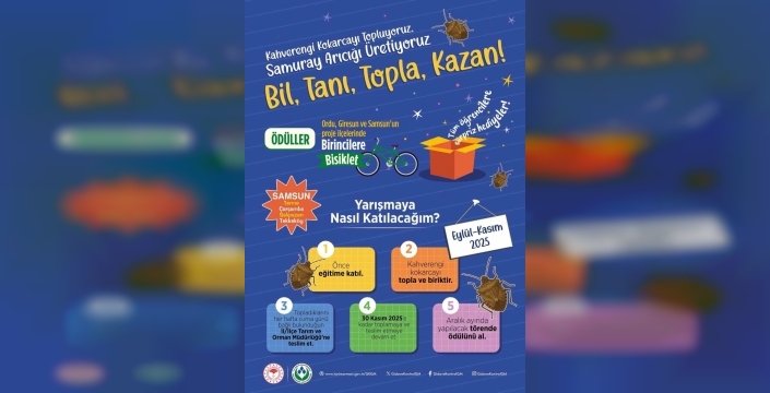 Kahverengi kokarca ile mücadele: Samsun'da öğrencilere ödüllü proje