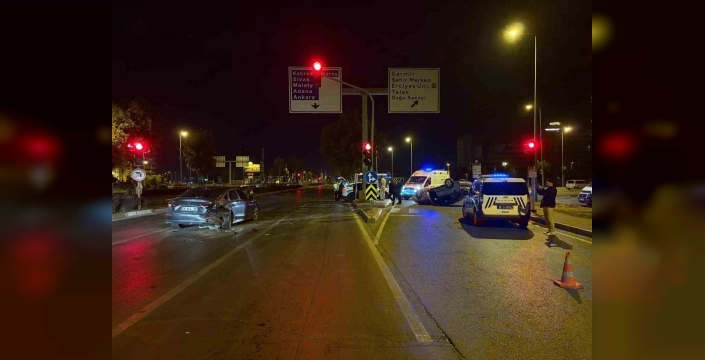 Kayseri'de alkollü sürücü kazası: 9 bin TL ceza