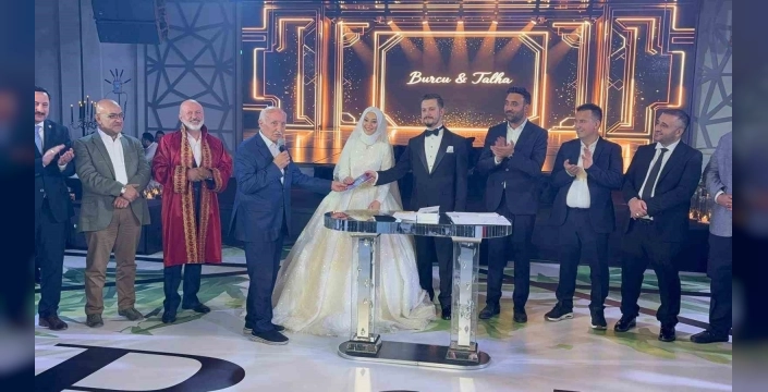 Kayseri'de düğün: Burcu Adıgüzel, Talha Sevgili ile evlendi