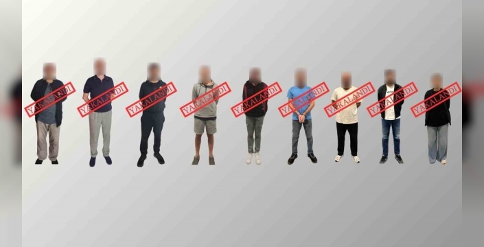 Kırmızı bültenle aranan 9 suçlu Türkiye'ye getirildi
