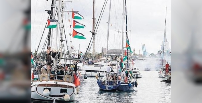 Küresel Sumud Filosu Gazze'ye ilerliyor: 4-5 gün içinde varış bekleniyor
