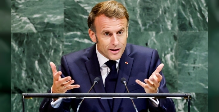 Macron: Gazze için güvenilir bir barış planı benimsedik