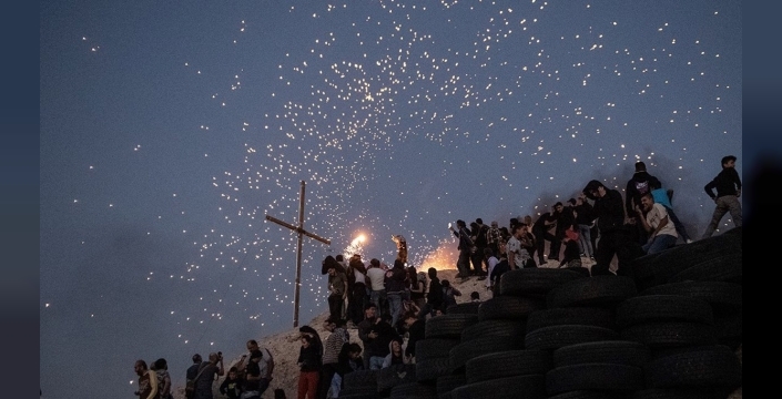 Malula'da geleneksel Haç Bayramı kutlandı