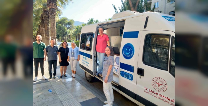 Manisa'da mobil sigara bırakma aracı hizmete girdi