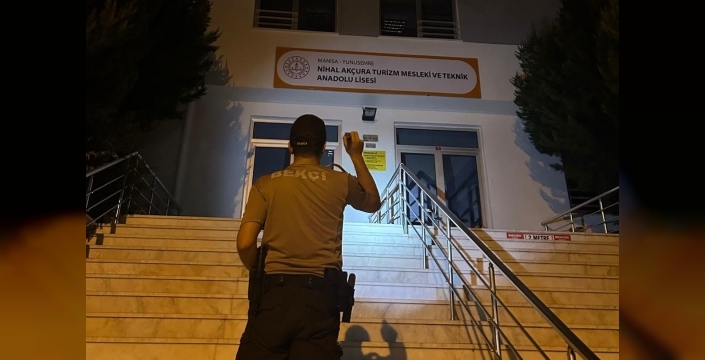 Manisa'da okullar güvenlik denetimi altında