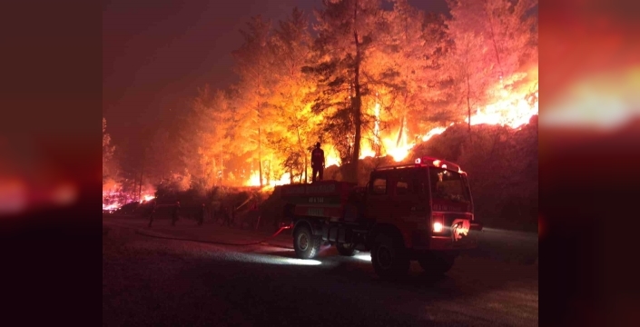 Muğla'da peş peşe orman yangınları: 7 yangından 4'ü söndürüldü