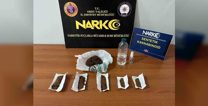Ordu'da uyuşturucu operasyonu: 2 şüpheli tutuklandı