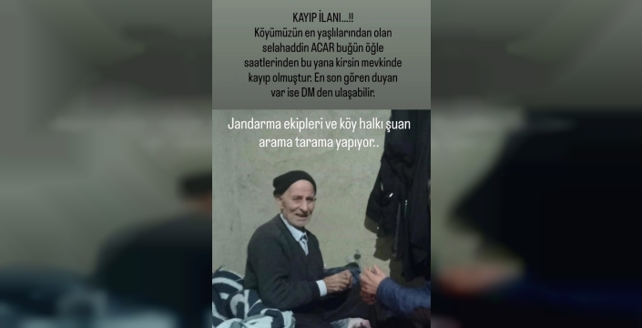 Samsun'da 84 yaşındaki Selahattin Acar kayıp