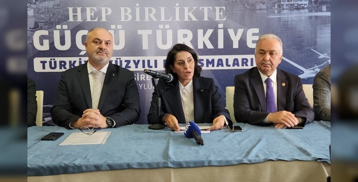 Sevilay Tuncer Giresun'da: 'Giresun bizi hiç yalnız bırakmadı'