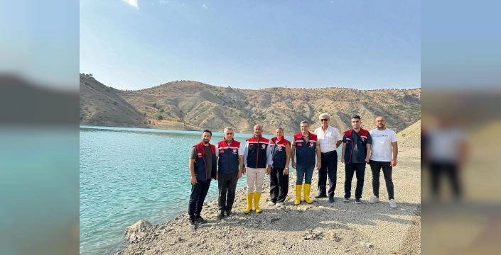 Siirt'te 1.1 milyon balık yavrusu suya bırakıldı