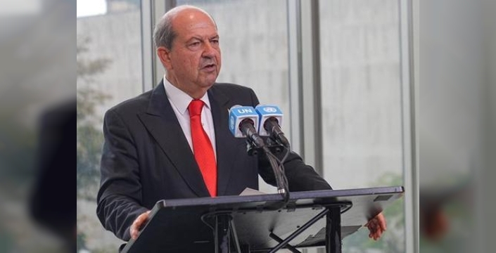 Tatar: Kıbrıs Türk halkı egemen iki devlet için mücadeleye devam ediyor